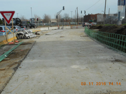 Wider Eastbound I-44 exit ramp at Kingshighway is nearing completion